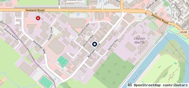 Map showing the location of Motor Match Chester