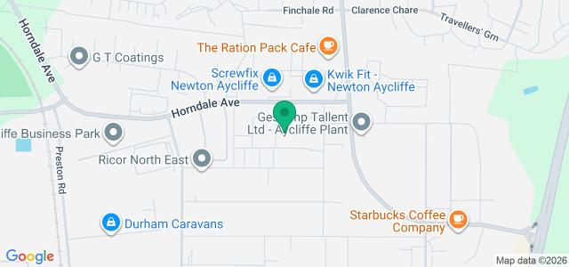 Map showing the location of Bluebell Garage Workshops