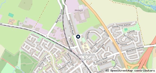 Map showing the location of DP Auto Repairs