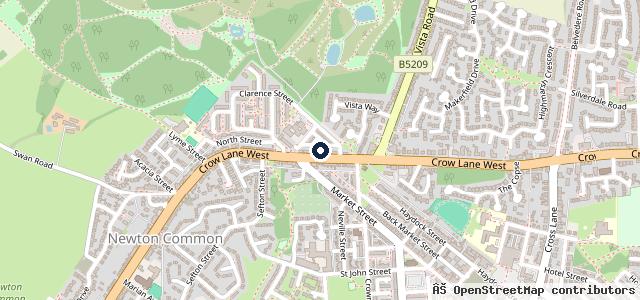 Map showing the location of Mobile Mechanics Newton le Willows