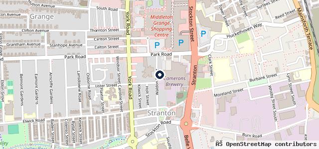 Map showing the location of Steve Bell Auto Repairs