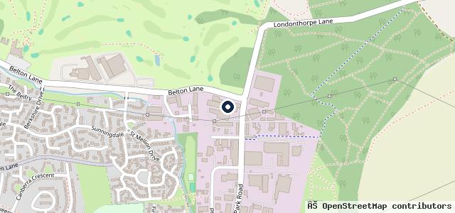 Map showing the location of Top Gear Car Repair