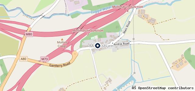 Map showing the location of Burnett Mot Centre Ltd