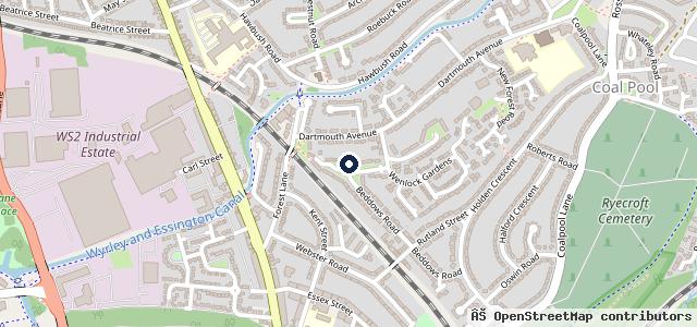 Map showing the location of JT Auto Repairs