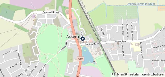Map showing the location of Anker Service Centre