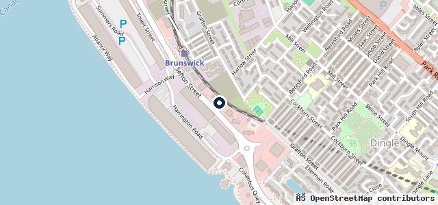 Map showing the location of Damla Hand Car Wash