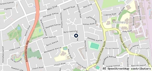 Map showing the location of K & J Auto's