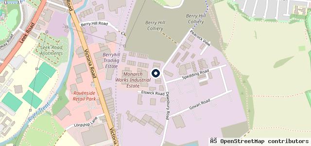 Map showing the location of Simon Dean Motor Services