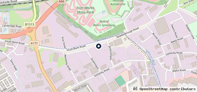 Map showing the location of Riverside MOT And Autocare Centre