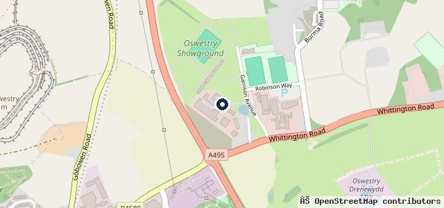 Map showing the location of Ajs Garage