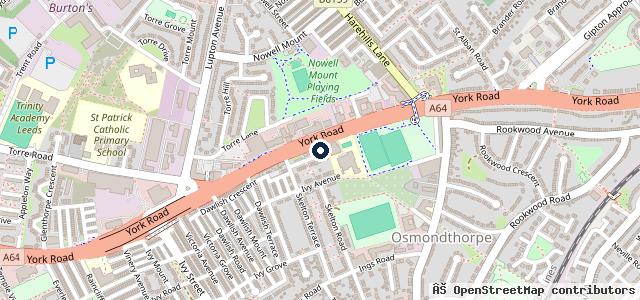 Map showing the location of YRT 24Hr Mobile Tyre Services
