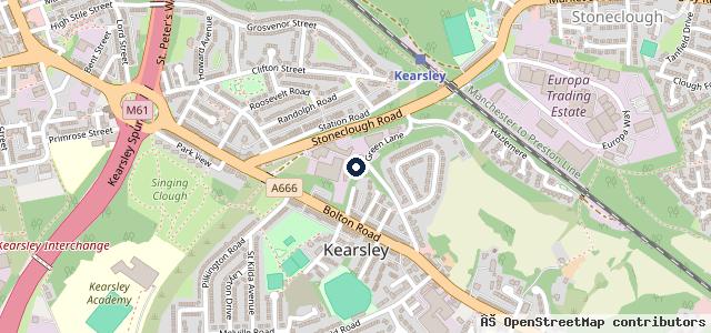Map showing the location of Auto Stop Garage