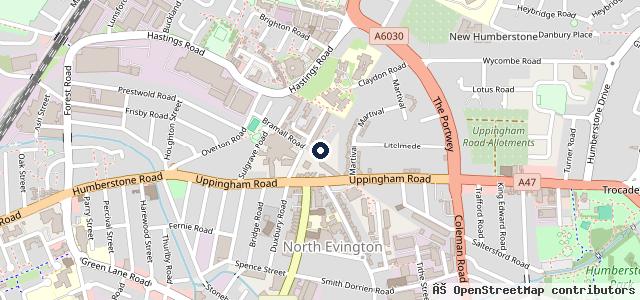 Map showing the location of Vip valeting, mobile car detailing, car wash, Leicester, Leicestershire,
