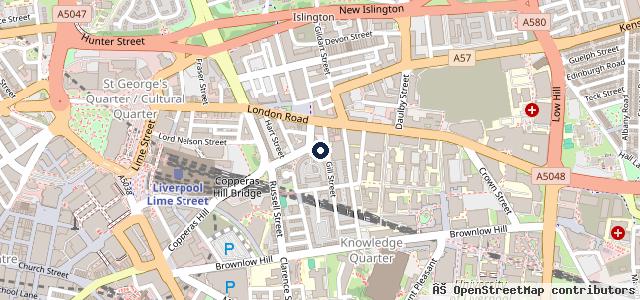 Map showing the location of Burnley Motors