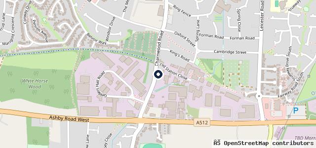 Map showing the location of Shepshed Ford Mot And Service Centre