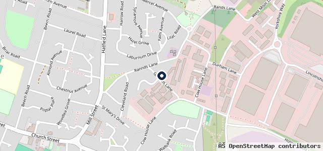 Map showing the location of All Car Service & MOT Centre