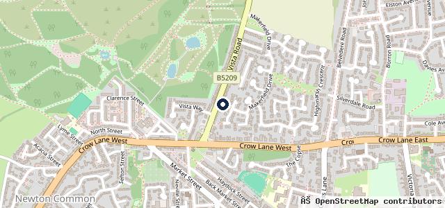 Map showing the location of The M O T Centre