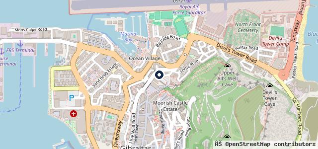 Map showing the location of The Battery People