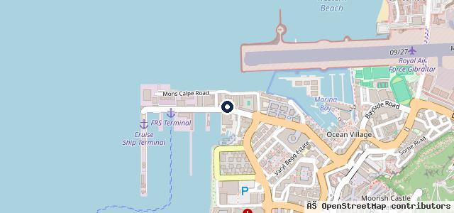 Map showing the location of Car care center