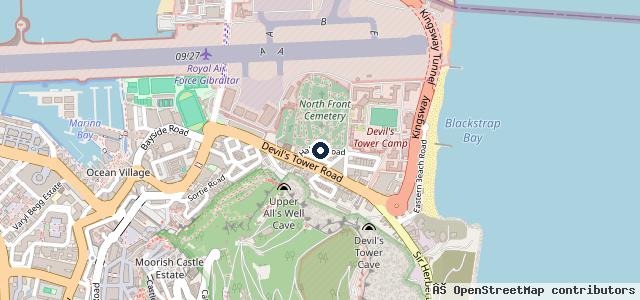Map showing the location of N&D Automotive