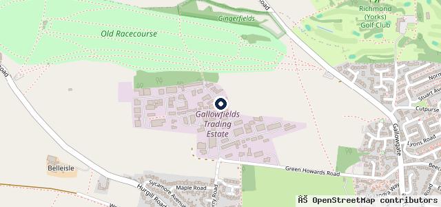 Map showing the location of R Bramley & Son
