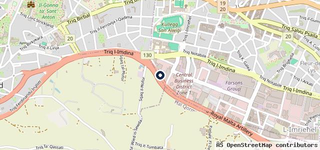 Map showing the location of FLY Tyre Shop & Car Wash