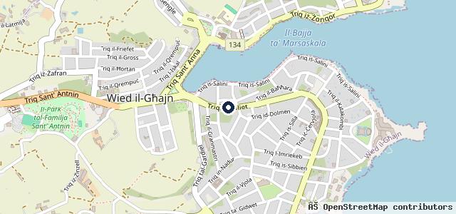 Map showing the location of NEW SERVICE GARAGE MARSASKALA