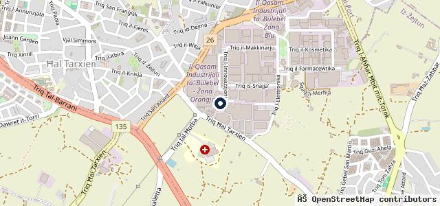 Map showing the location of Pro Mechanics Malta