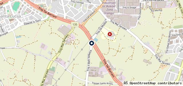 Map showing the location of Ta’ Pulis Auto Electrical Repairs