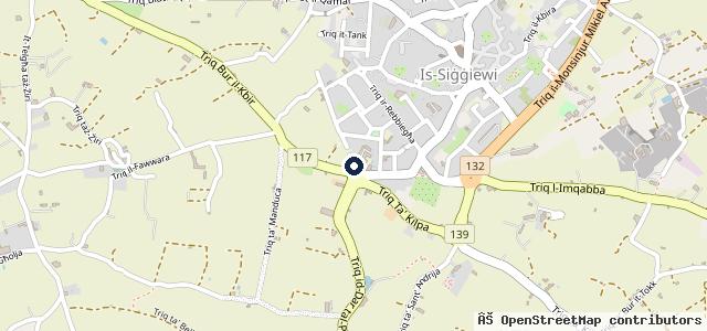 Map showing the location of Pink Panther Garage