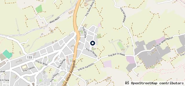 Map showing the location of Moto Garage Malta