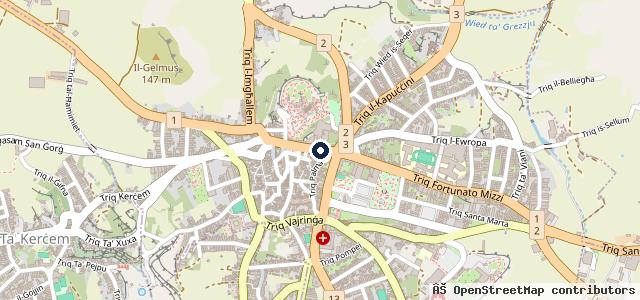Map showing the location of Auto Service Gozo