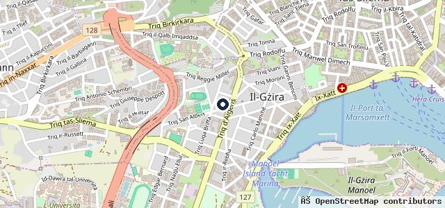 Map showing the location of Caligari Garage