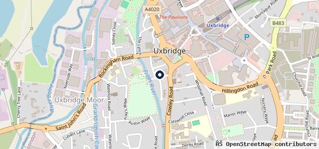 Map showing the location of Kwik Fit