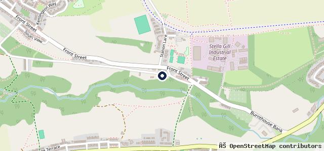 Map showing the location of T J Autos
