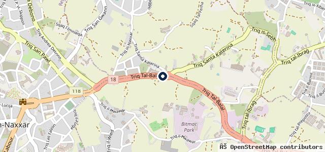Map showing the location of Teo's Garage Malta