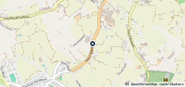 Map showing the location of Stephen's Garage