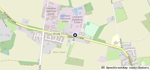 Map showing the location of Rydal Garage York LTD | York