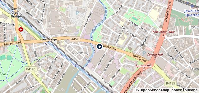 Map showing the location of As Car wash
