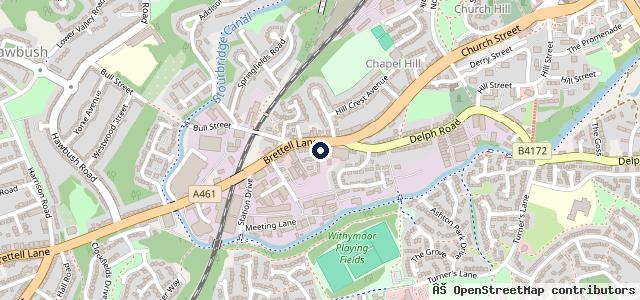 Map showing the location of M & N Car Body Repairs