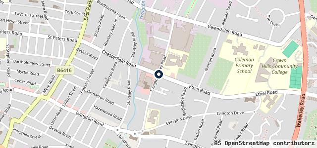 Map showing the location of Madani Tyres & Autos