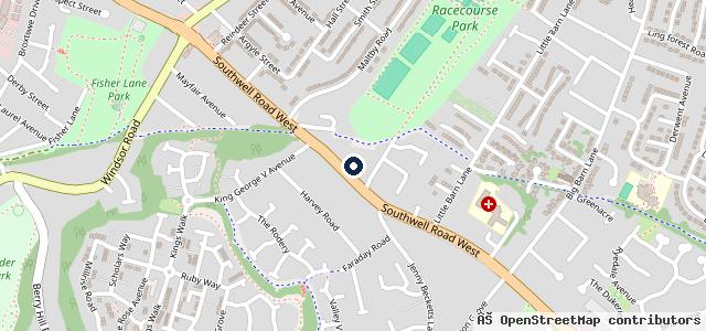 Map showing the location of Davis & Purdy