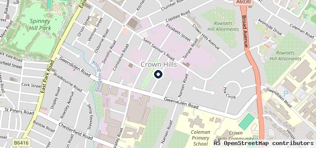 Map showing the location of Accident Repair Centre Leicester Ltd