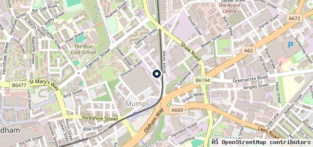 Map showing the location of Hk Auto Repairs limited