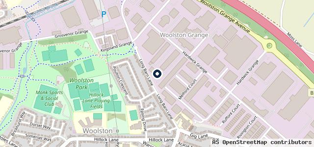 Map showing the location of David Paul Of Warrington Ltd