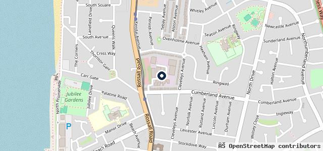 Map showing the location of John Harrop Service Centre