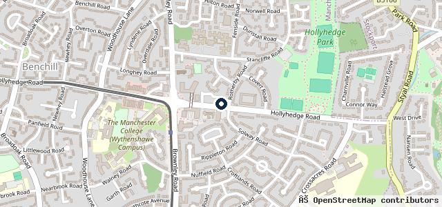 Map showing the location of BB - Mobile Mechanic Manchester