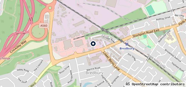 Map showing the location of Junction 25 Auto Services