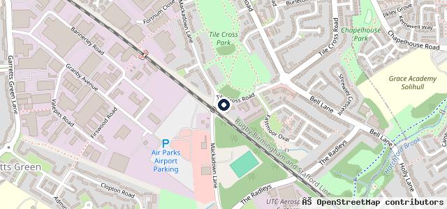Map showing the location of Drivetec MOT And Tyres