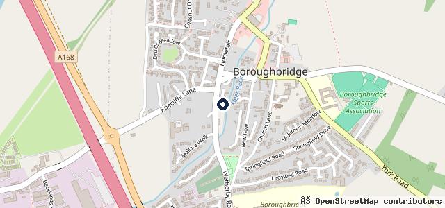 Map showing the location of Charlton’s of Boroughbridge Service Dacia